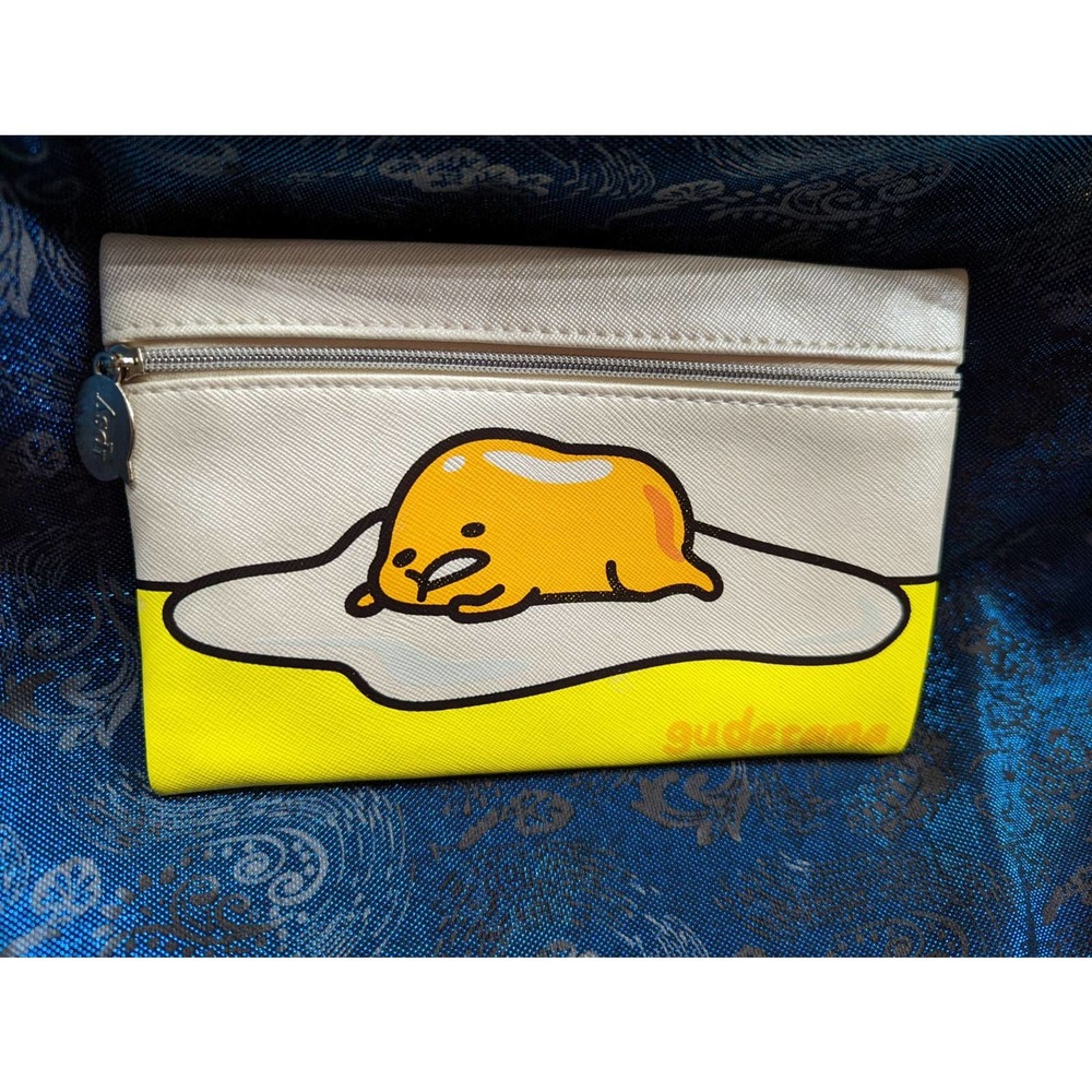 Kawaii Gudetama Egg Sanrio Ipsy Makeup Bag